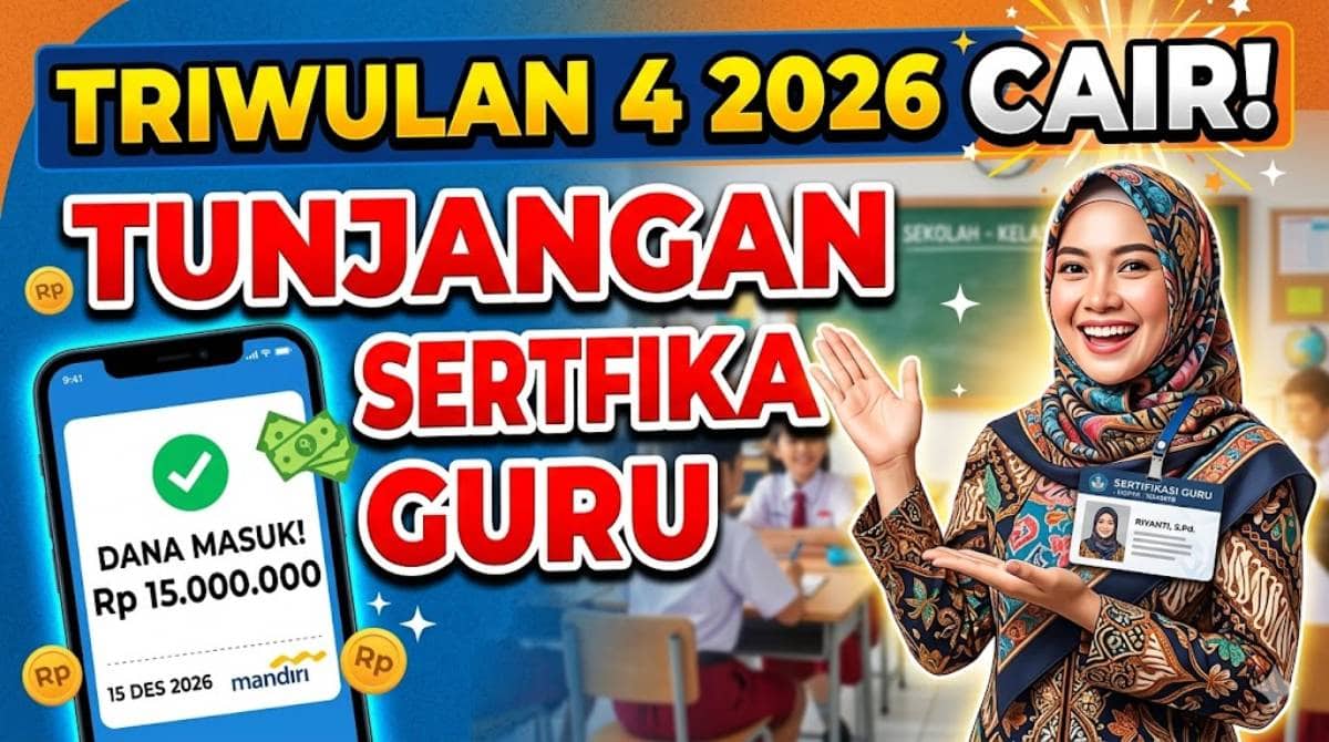 Tunjangan Sertifikasi Guru Triwulan 4 Cair, Ini Strategi Cek Rekening dan Aturan 2026