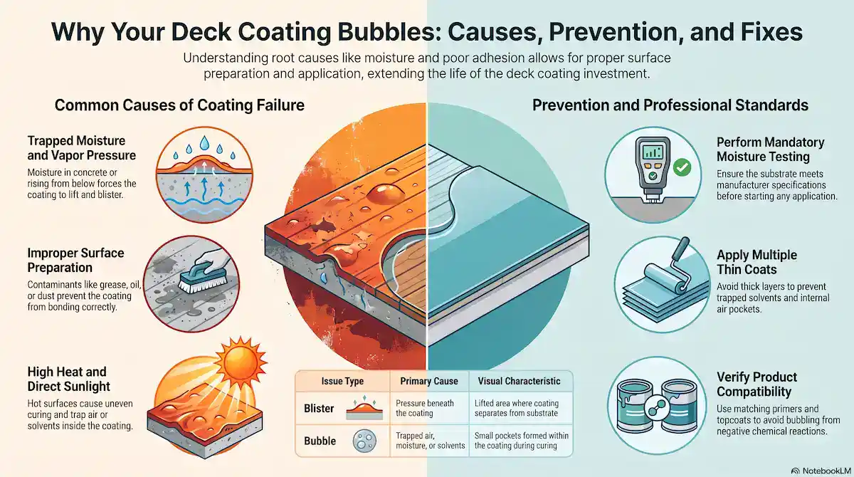 coating bubble prevent