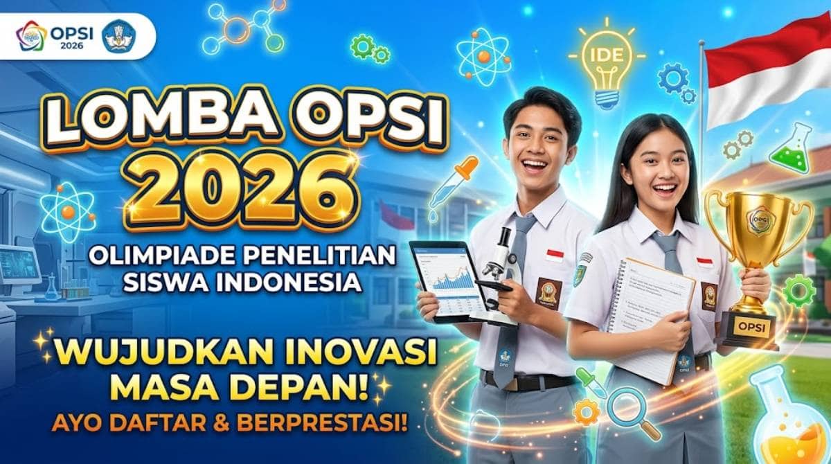 Jadwal Syarat Daftar Lomba OPSI 2026 Buat SMP SMA dan Bocoran Juknis