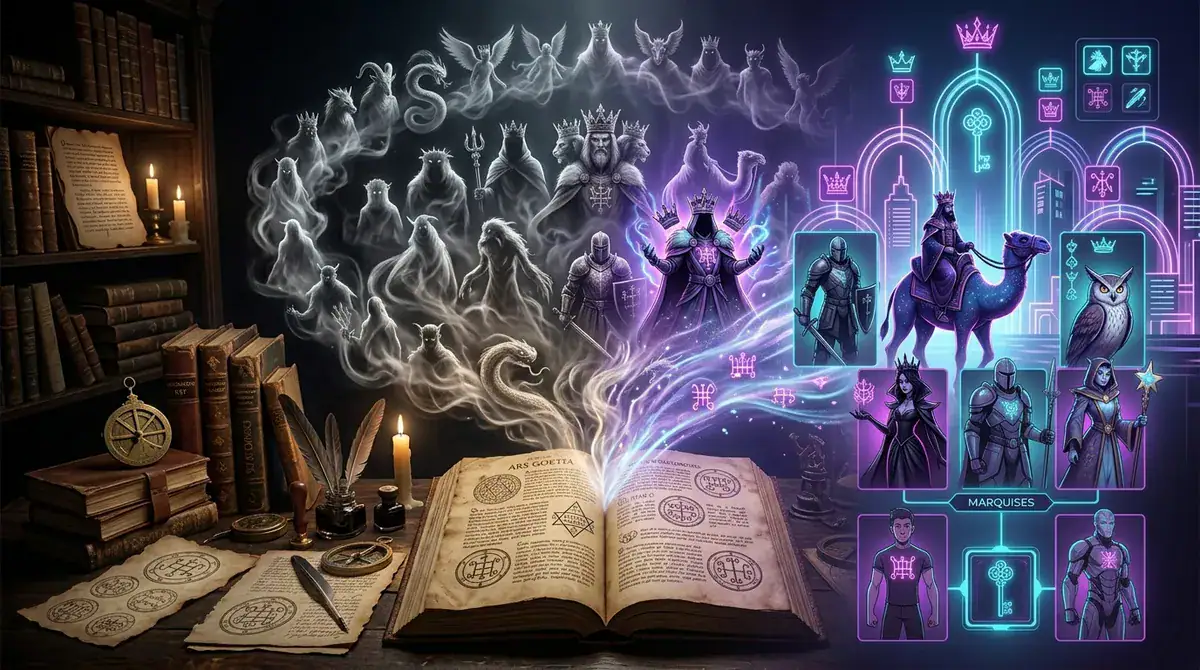 Ars Goetia в современной культуре — 72 духа Соломона и их образы в фэнтези, играх и цифровом искусстве.