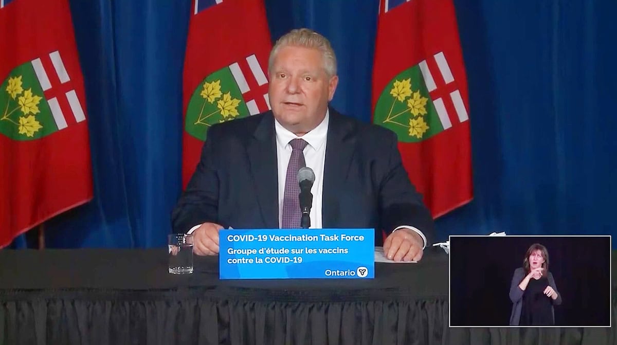 Ontario has a 3-phased plan for rolling out COVID-19 Vaccine