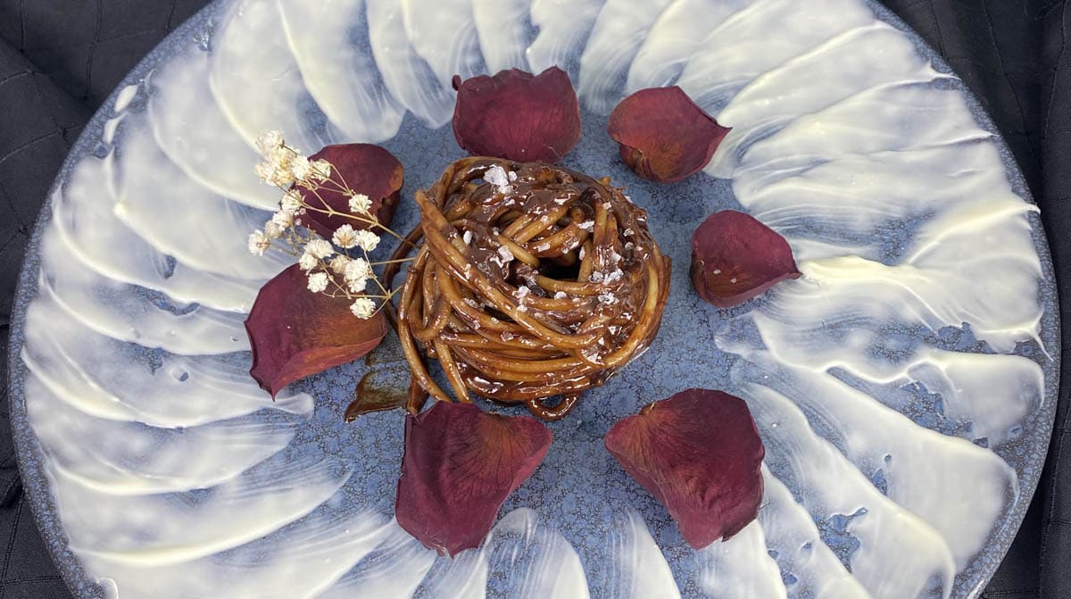 Happy Valentine’s Day Chocolate Pasta recipe from Chef Stephan Schulz