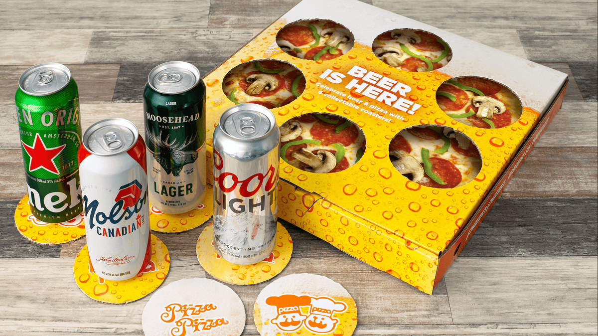 Pizza and beer! Pizza Pizza introduces beer at select locations with plans for all of Canada