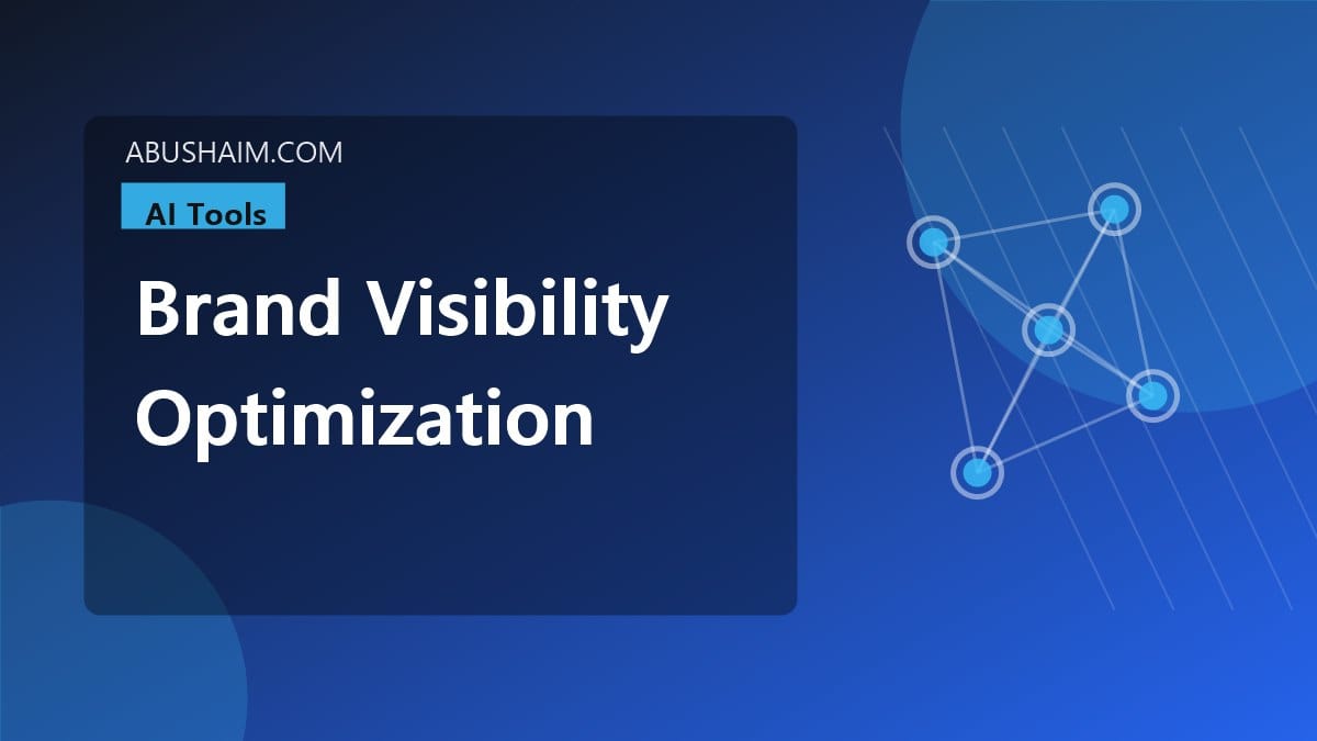 brand visibility optimization tool, An ai brand visibility optimization tool Guarantees Growth So Upgrade Your Strategy Now, ai tools guide