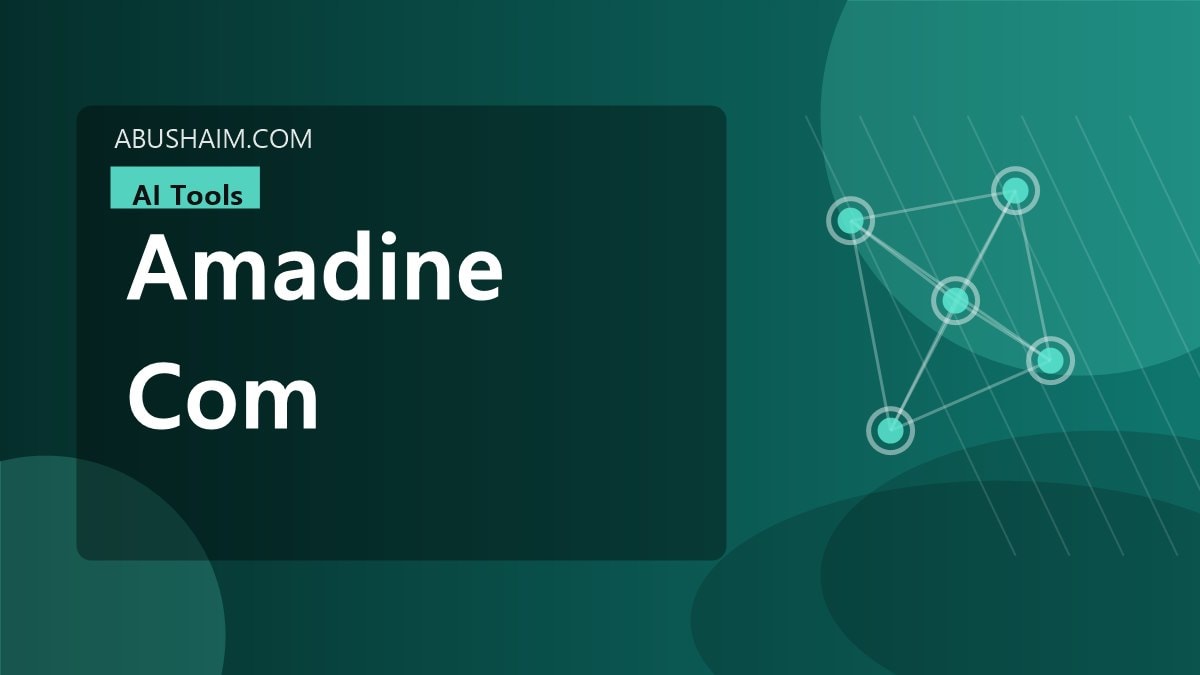 amadine com, Boost Your Workflow: A Detailed Look at Amadine com for Small Businesses, ai tools guide