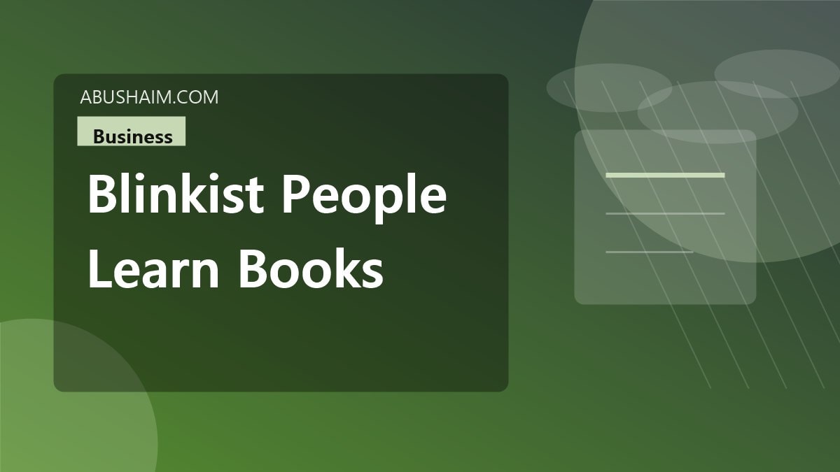 blinkist people learn books blinkist, My Honest Review of Blinkist (US) How do people learn from books with Blinkist? Find Out Today, business guide