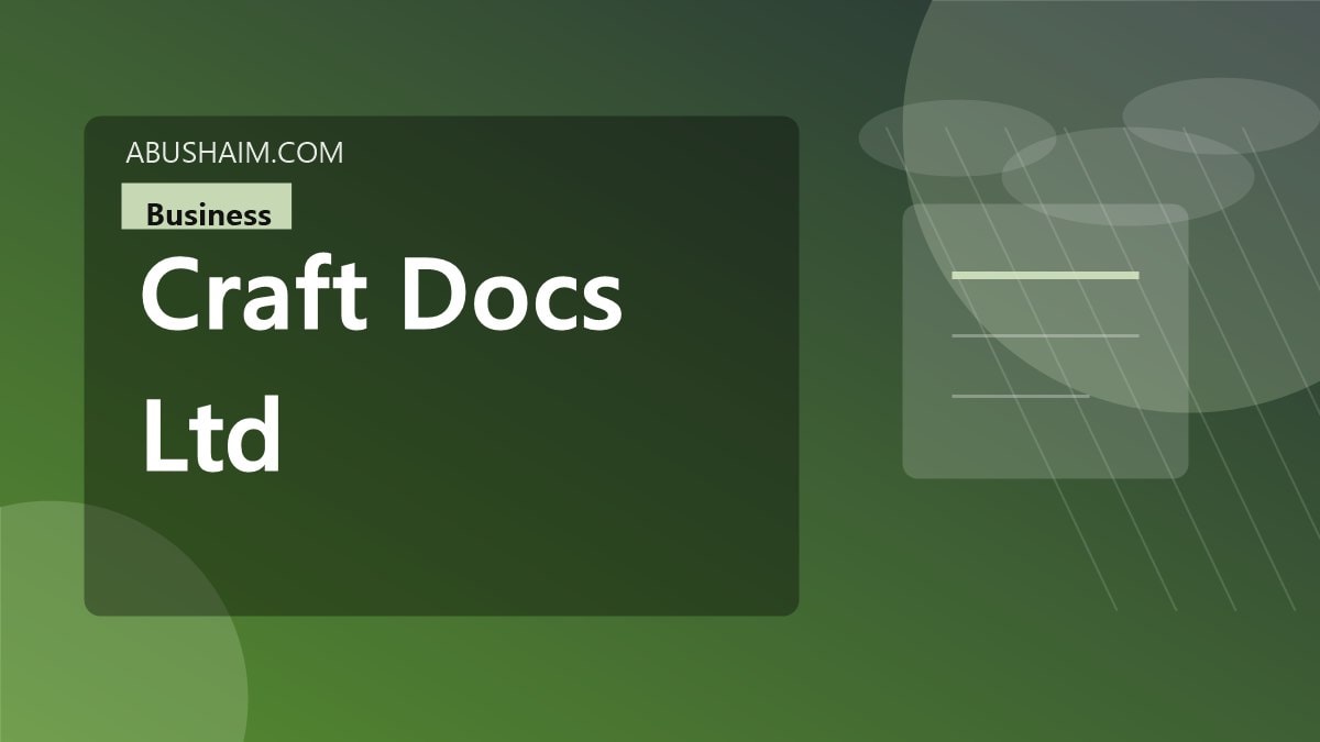 craft docs ltd, Why Craft Docs Ltd is the Ultimate Tool for Business Professionals, business guide