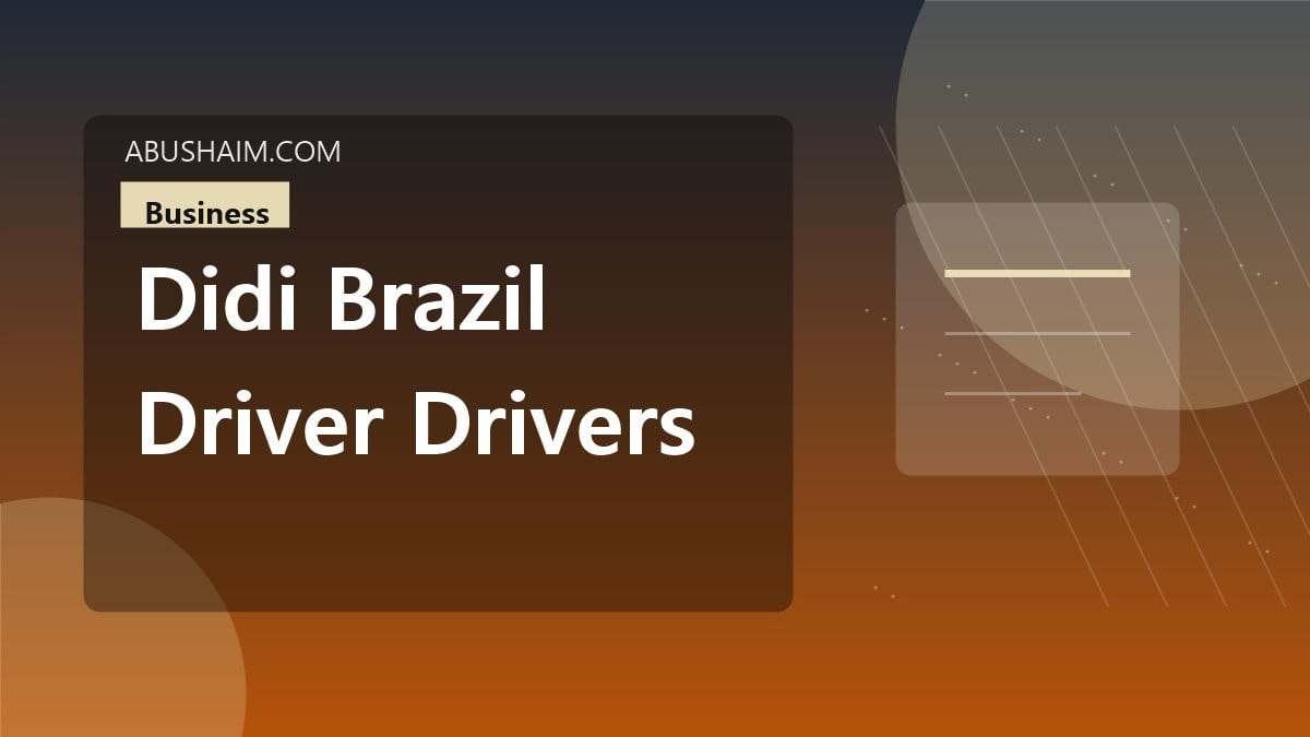 didi brazil driver drivers didi brazil, Everything About DiDi Brazil Driver How do drivers use DiDi Brazil? Click to Learn, business guide