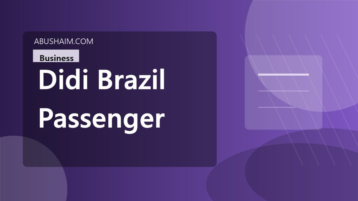 didi brazil passenger, Why the DiDi Brazil Passenger Experience is Winning the Mobility Market, business guide