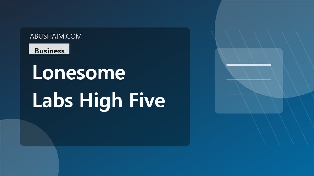 lonesome labs high five high five, Lonesome Labs - High Five How does High Five by Lonesome Labs work?, business guide