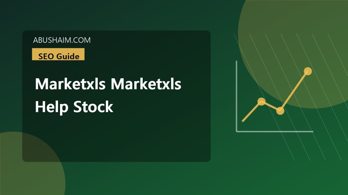 marketxls marketxls help stock research, MarketXLS How does MarketXLS help with stock research? Try It Now, seo guide