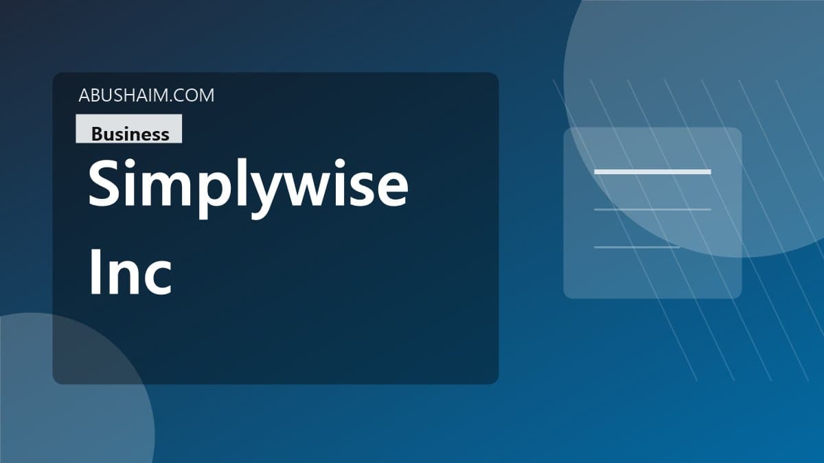 simplywise inc, SimplyWise Inc.: The All-in-One Solution for Estimates and Receipt Management, business guide