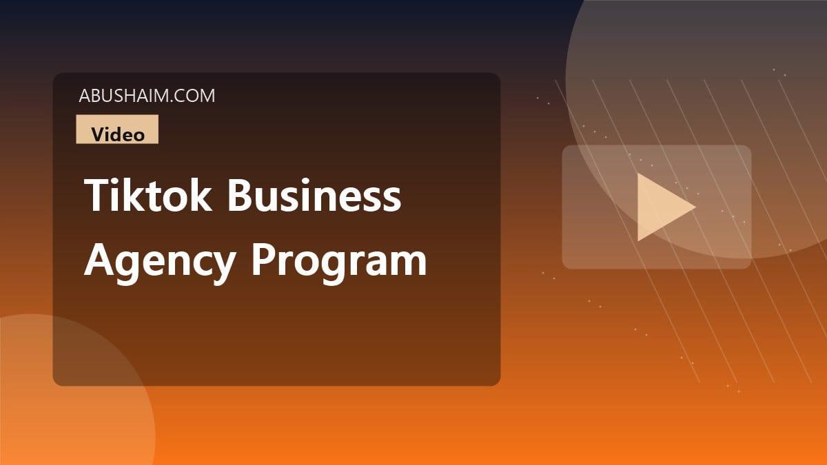 tiktok business agency program tiktok business, The TikTok For Business Agency Program How does the TikTok For Business Agency Program work Join Today For Massive Success, video guide