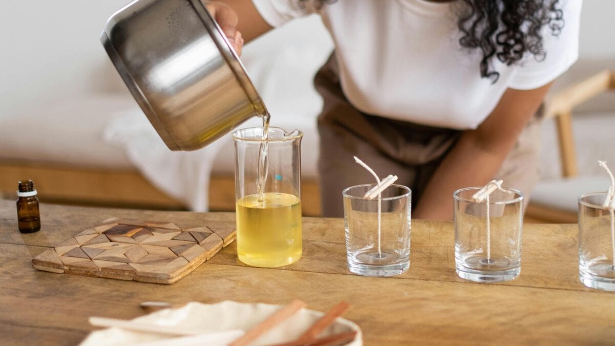 olio essenziale e candele