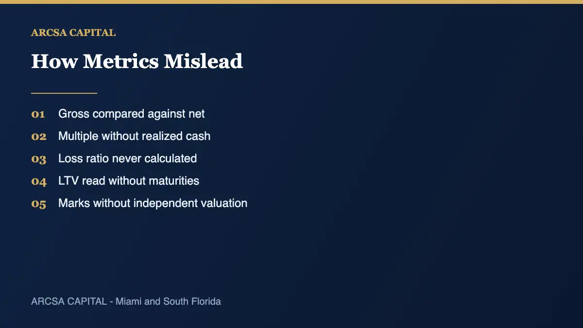 Ways performance metrics mislead investors during fund due diligence