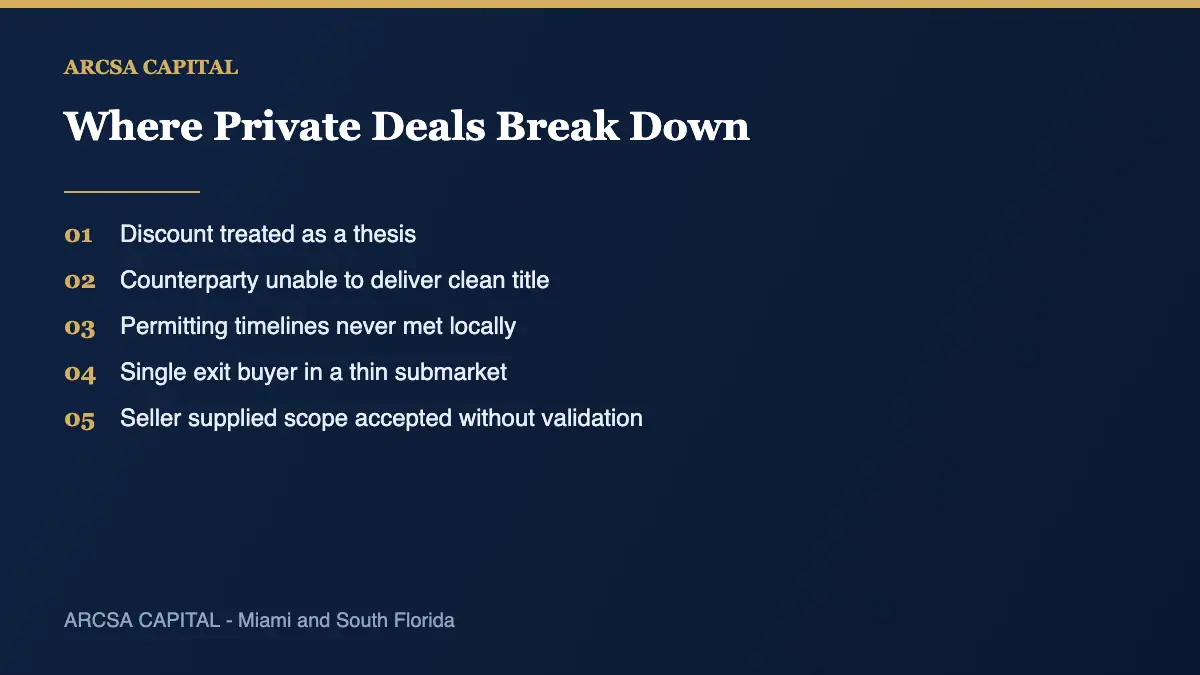 Common off market acquisition errors that institutional investors avoid