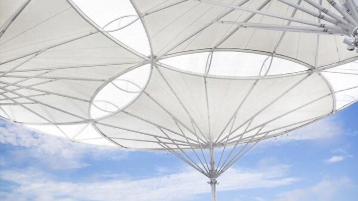 kanopi membrane, puncak, arsitektur modern