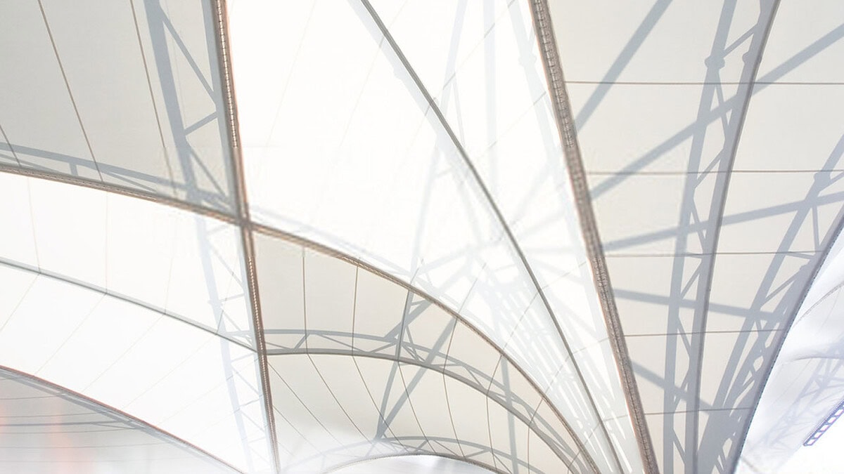 kanopi membrane, puncak, arsitektur modern