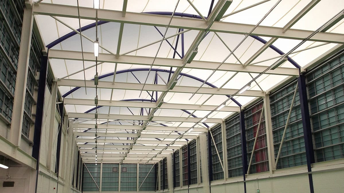 kanopi membrane, puncak, arsitektur modern