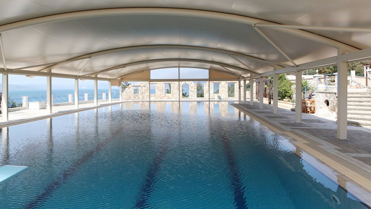 kanopi membrane, puncak, arsitektur modern