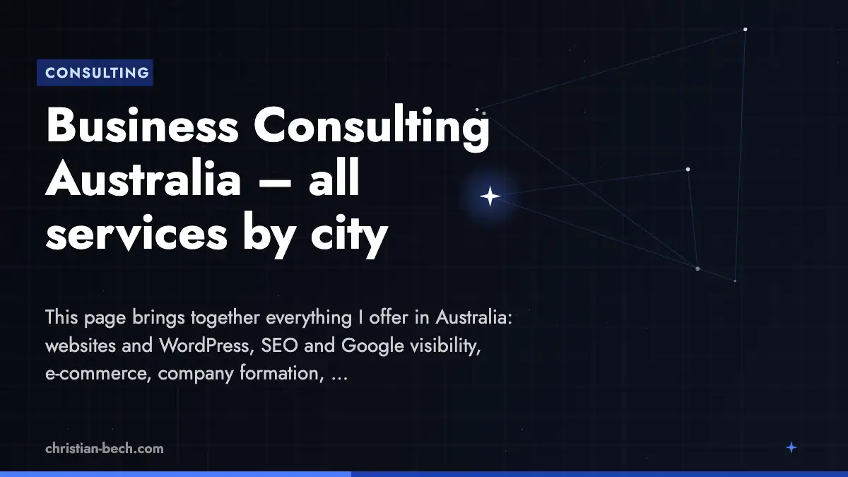 Business Consulting Australia – overview