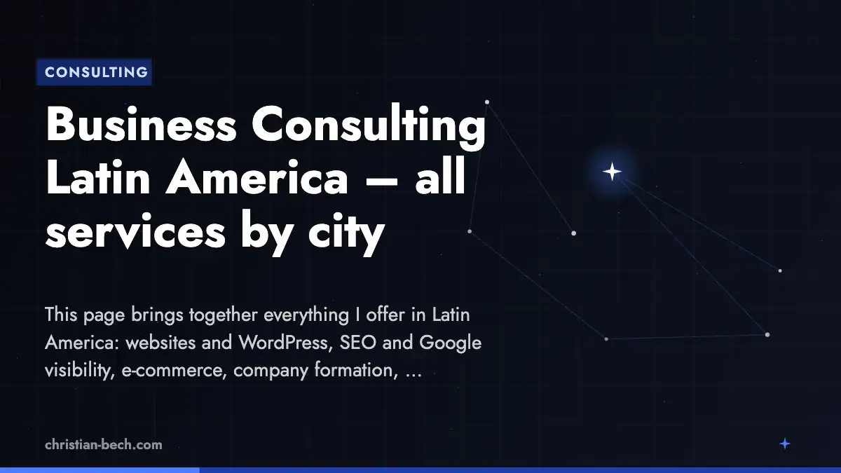 Business Consulting Latin America – overview