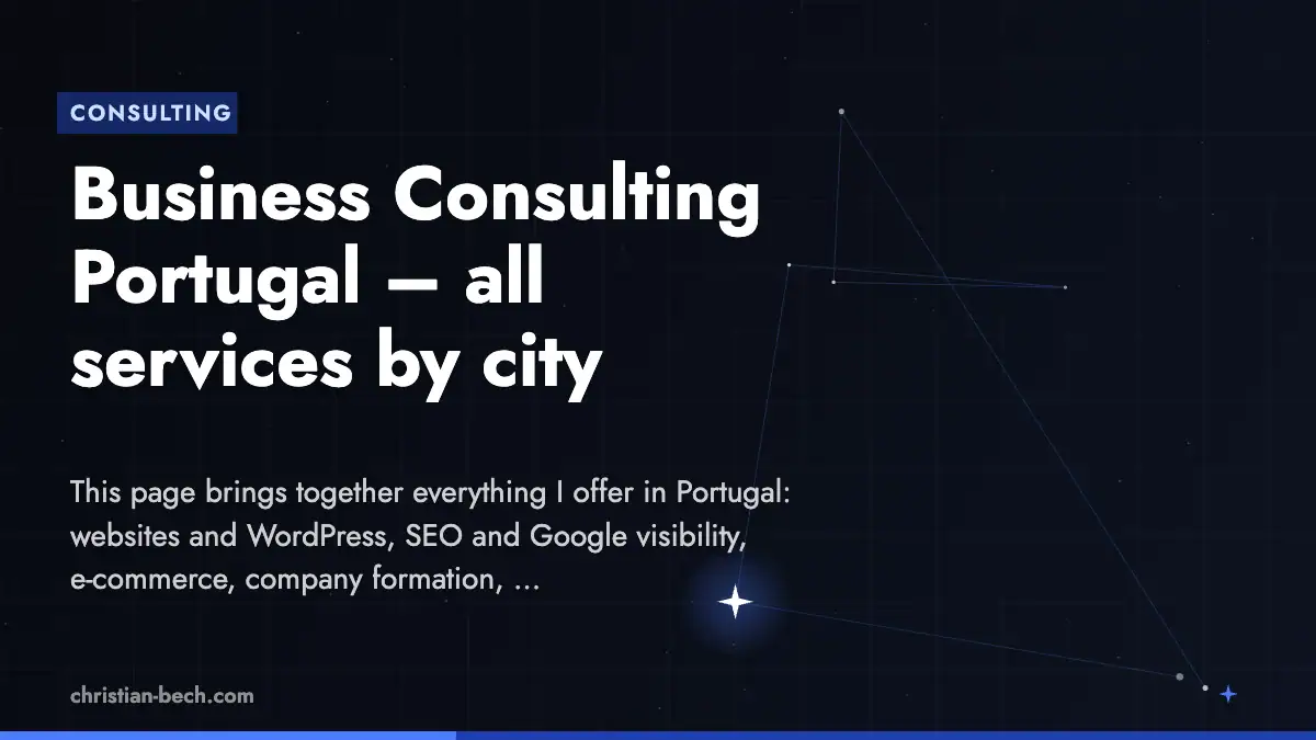 Business Consulting Portugal – overview