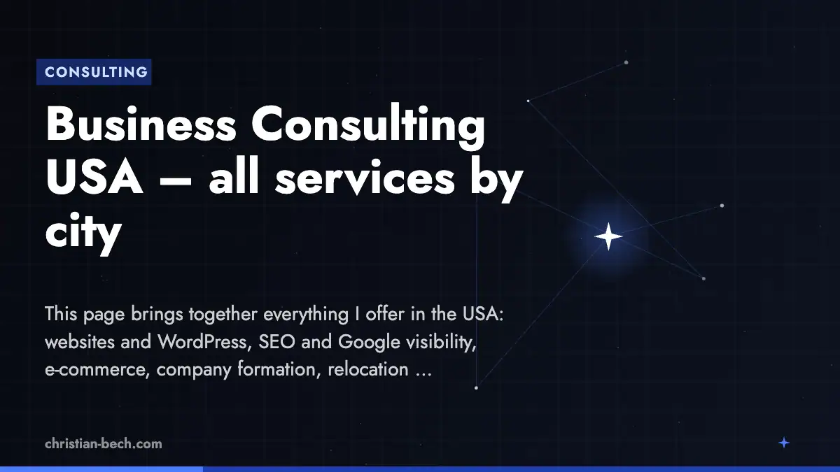 Business Consulting USA – overview