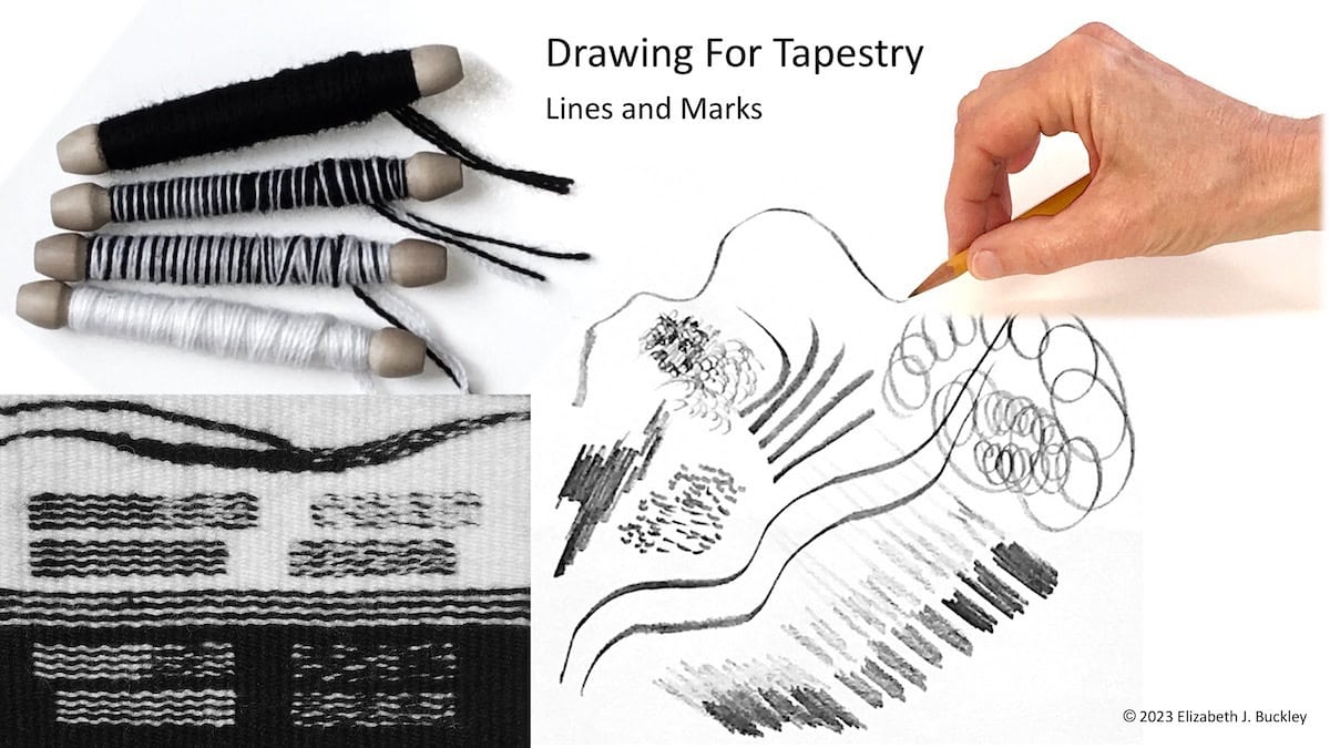 Drawing for Tapestry-Fiber Arts on 4th 1