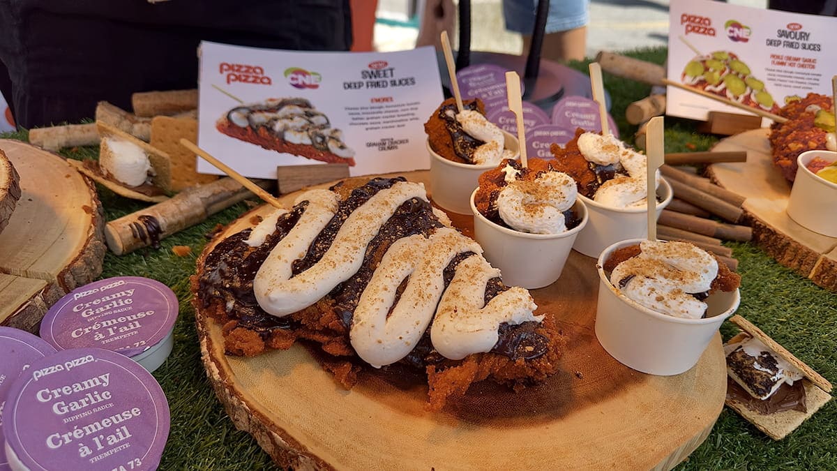 Pizza Pizza Dives Into the CNE with The Big Dip High Dive Show and Eye-Popping Deep-Fried Slices