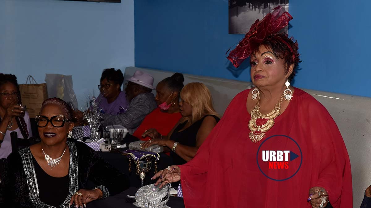 Lady enjoying the blues