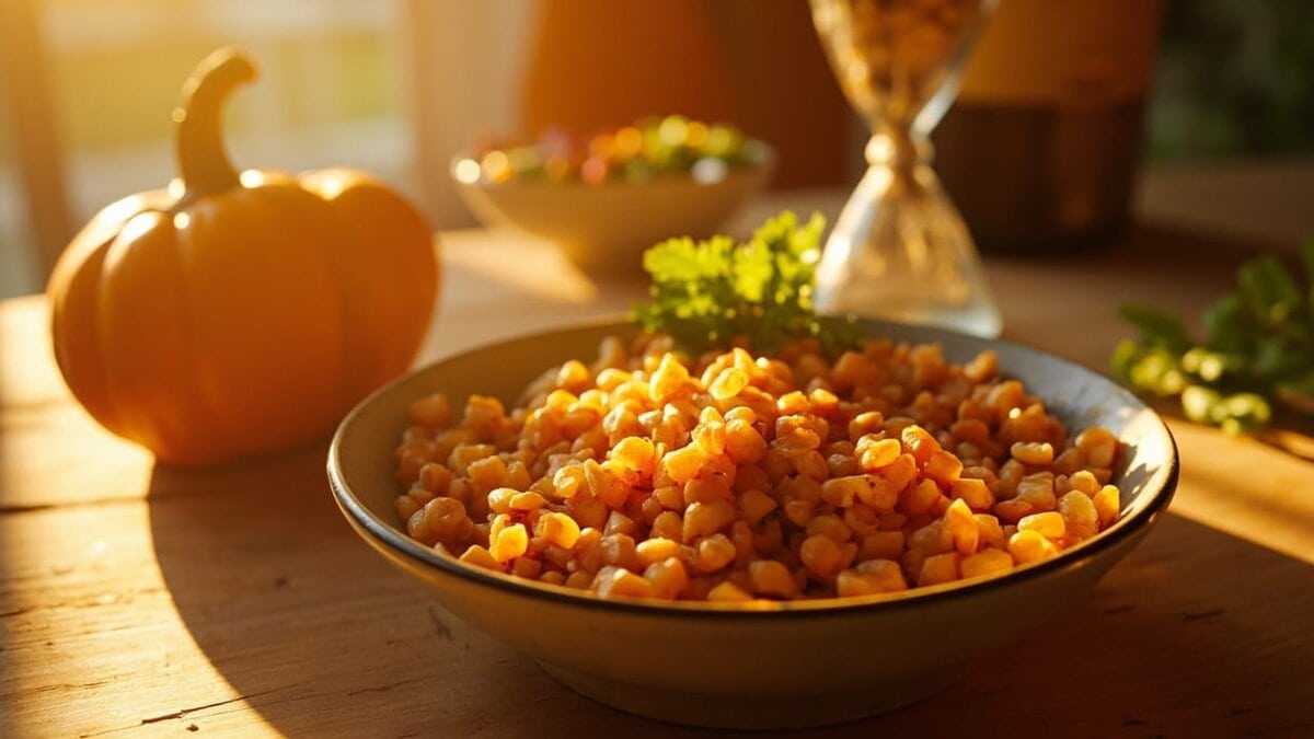 Lentils with pumpkin recipe image 2 Lentils with pumpkin recipe - illustration 2