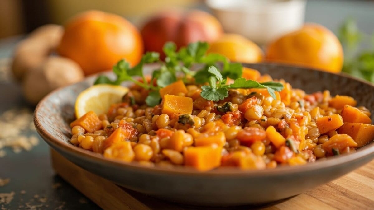 Lentils with pumpkin recipe image 3 Lentils with pumpkin recipe - illustration 3
