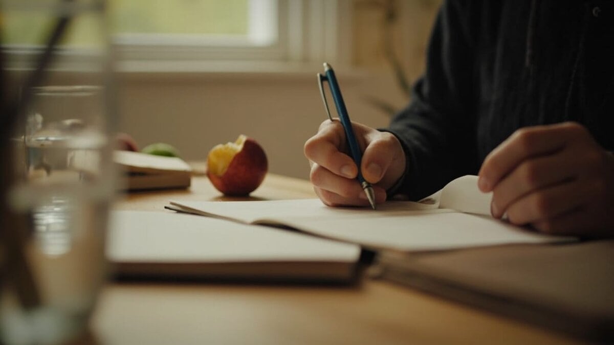 effective slimming tips tips - journaling mindset habit with pen and notebook