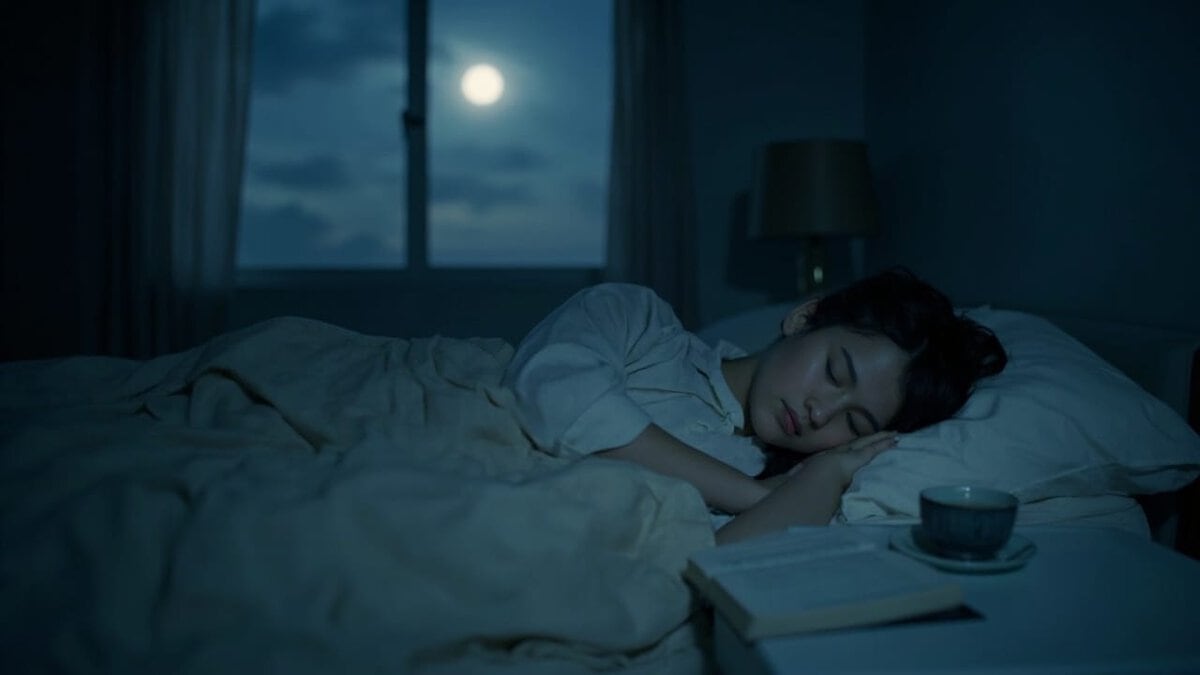 losing weight mistakes to avoid - peaceful sleep environment and herbal tea
