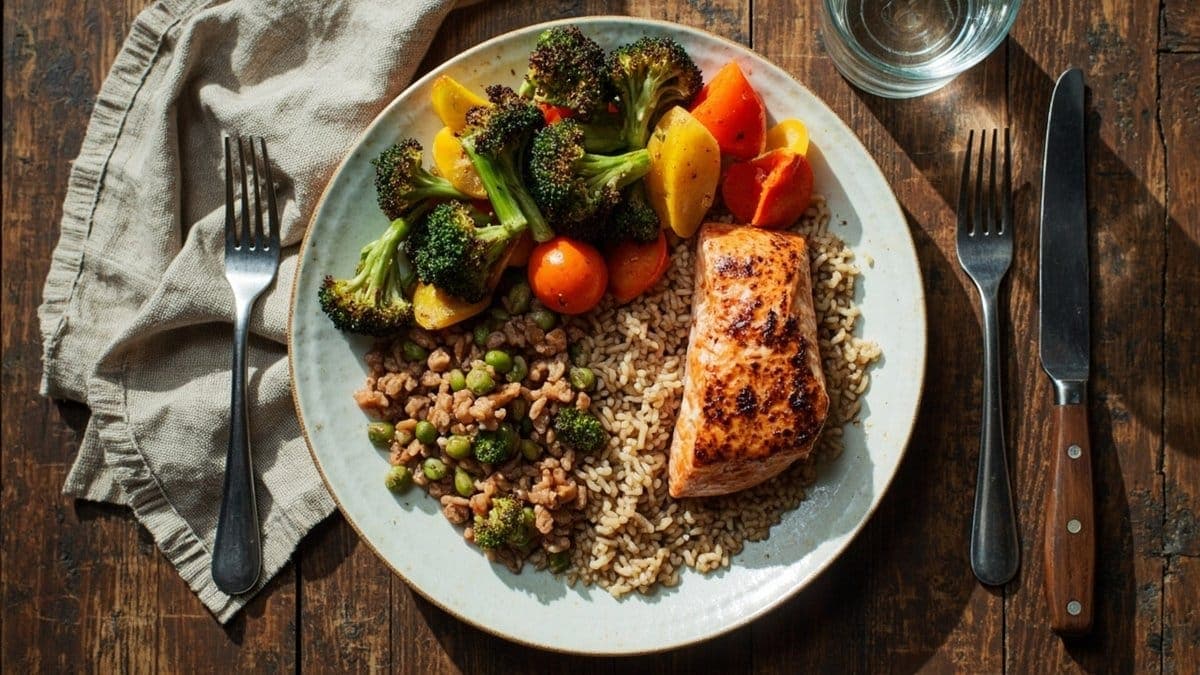 proven healthy recipes strategies - balanced plate