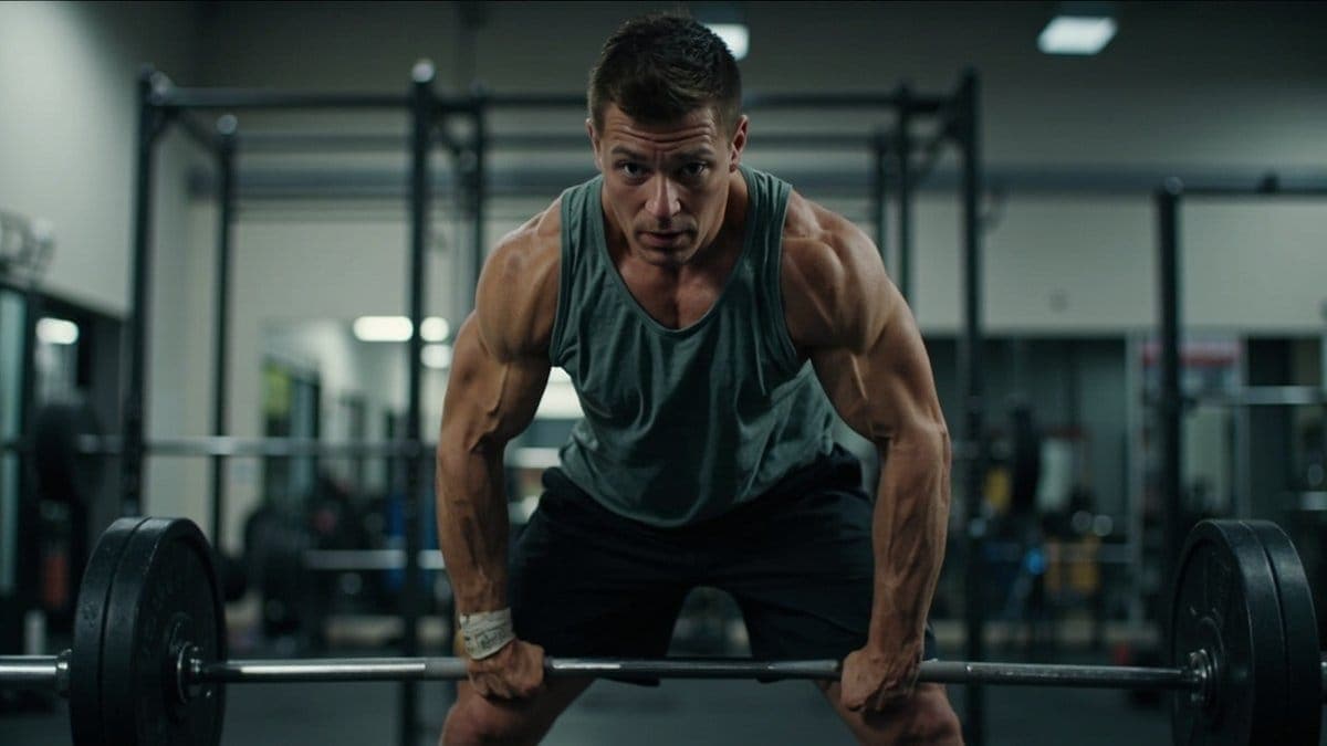 proven workout programs strategies - athlete performing barbell deadlift in strength gym