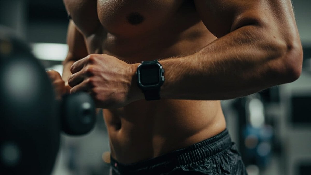 tabata workout athlete showing intense interval training effort