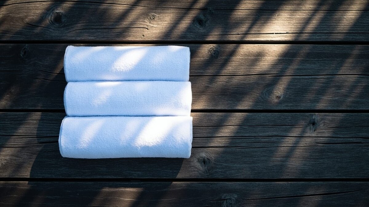 tabata workout three rolled athletic towels for weekly training schedule