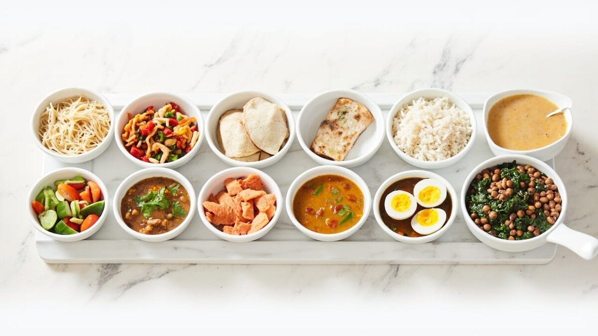 five ingredient dinners seven day rotation with simple protein and vegetable pairings