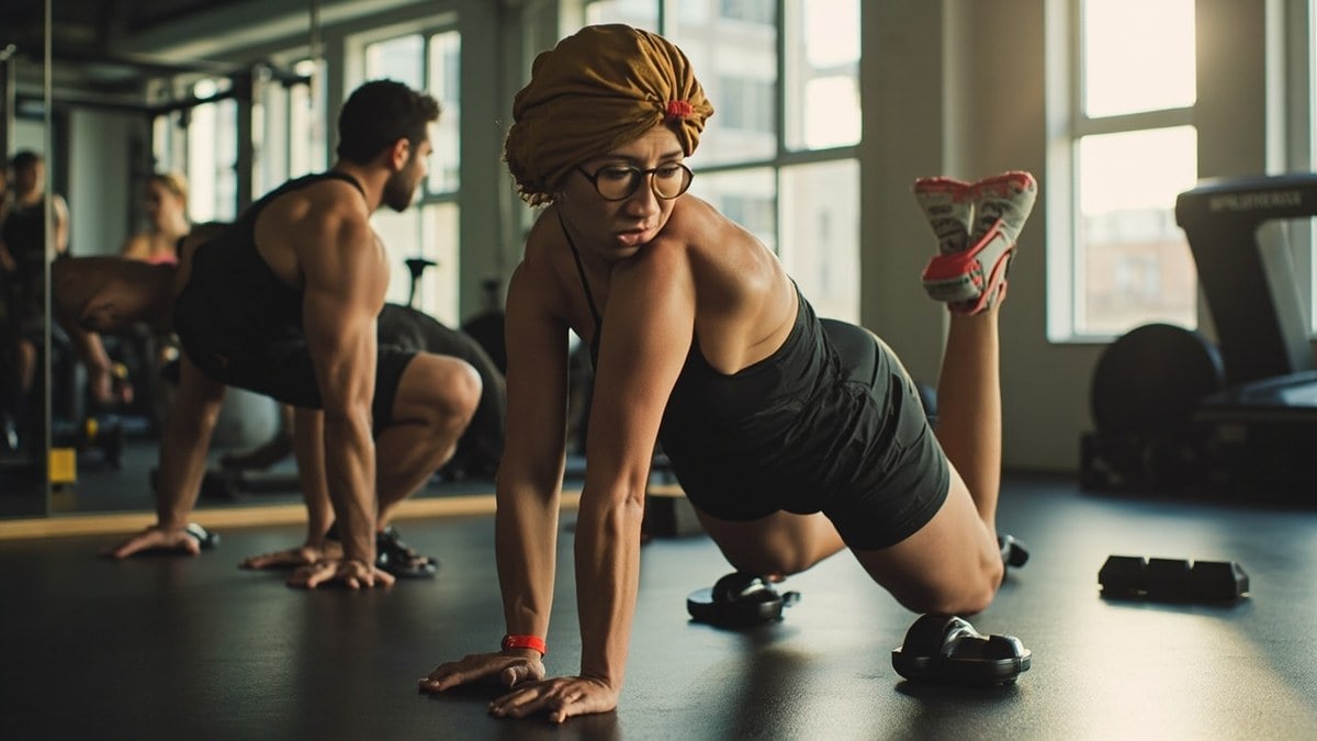 beginner workout plan for weight loss demonstration step 2