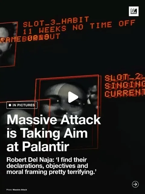 Massive Attack 以 Palantir 自家產品對抗 Palantir