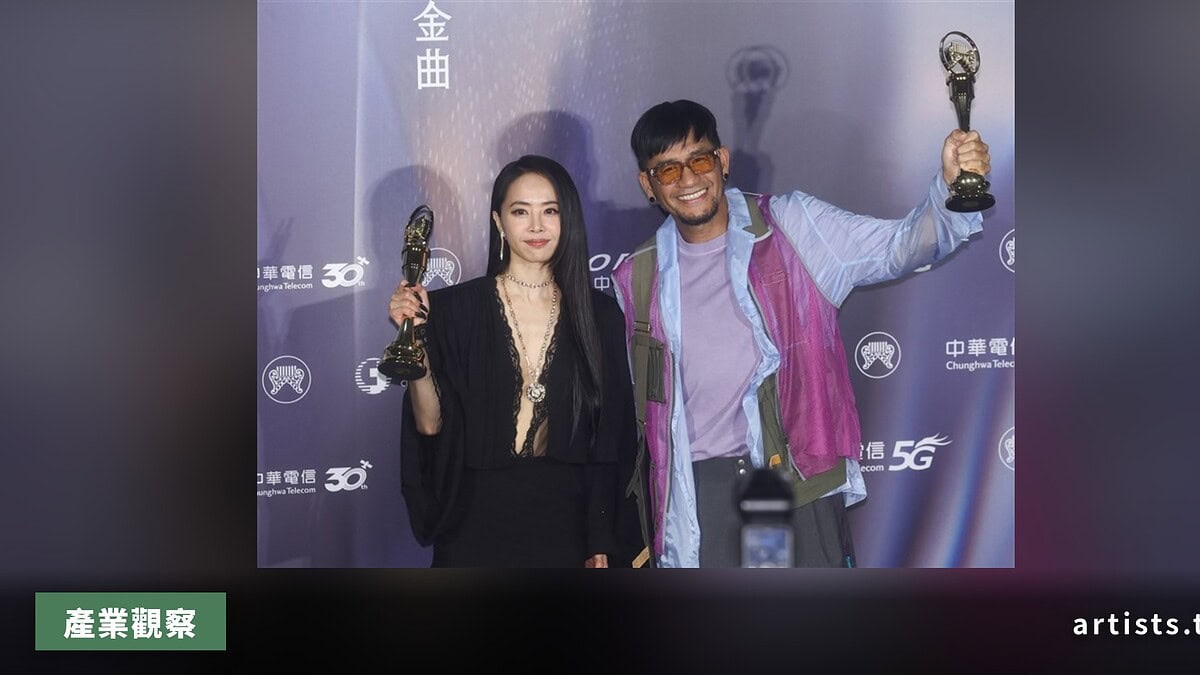 金曲37效應:頒獎一週內串流榜全面洗牌,蔡依林、張震嶽雙雙制霸兩大平台