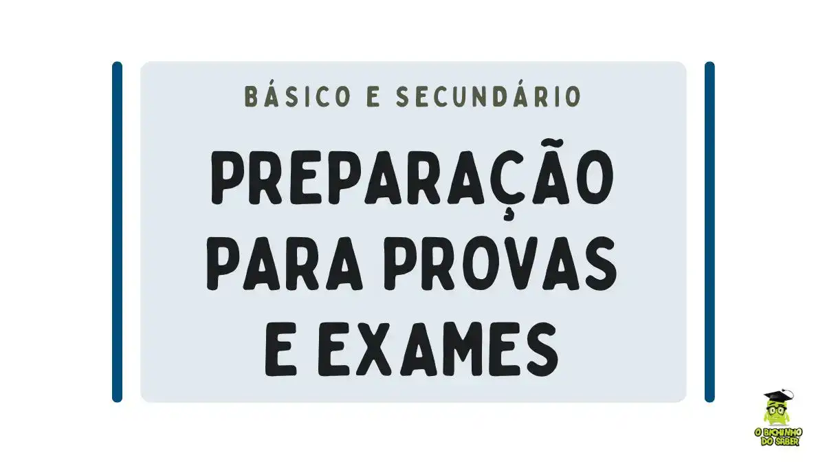 Preparação para as provas e exames nacionais - provas moda, provas finais, exames nacionais