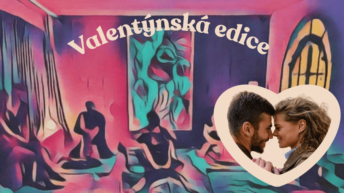 Skupina lidi se masíruje, komiksový obráze