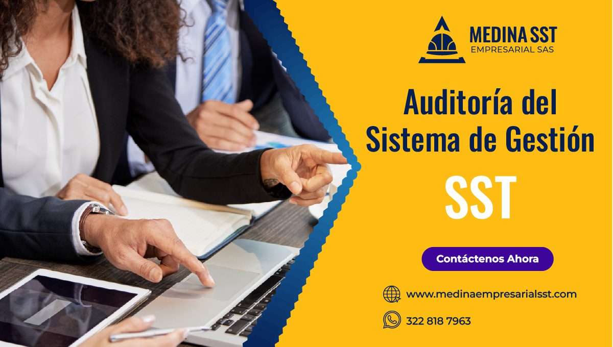 Auditoría SST para evaluar y optimizar el Sistema de Gestión de Seguridad y Salud en el Trabajo. Mejora el cumplimiento y protege a tus trabajadores.