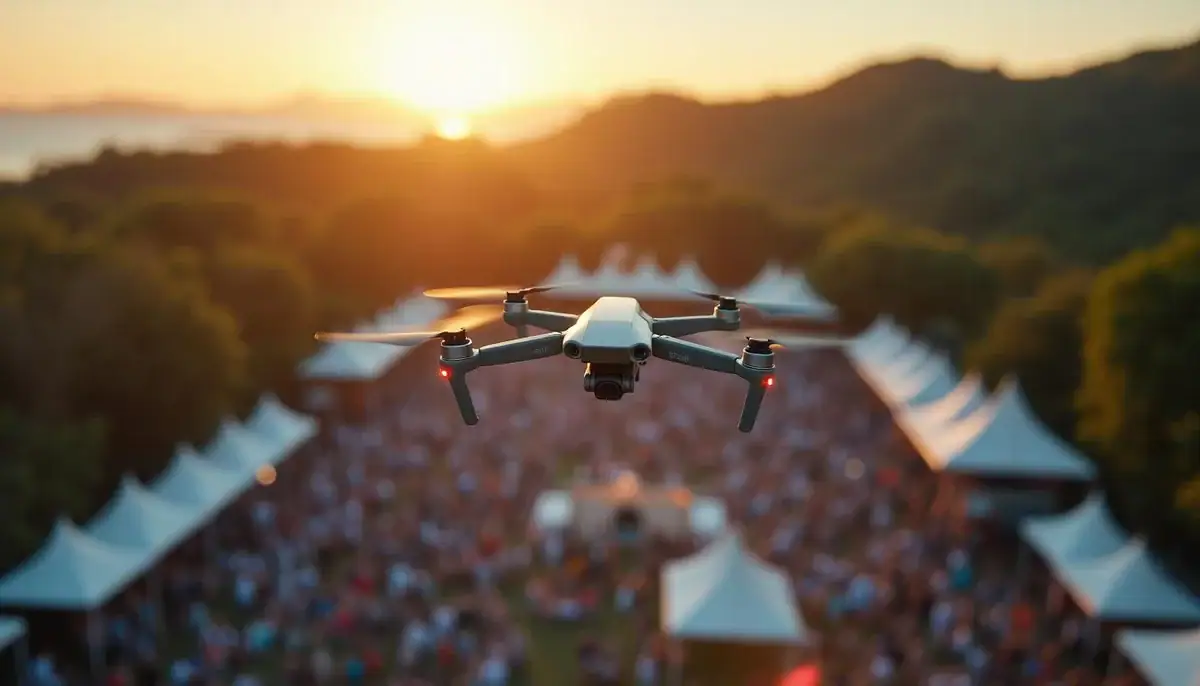 Como é Feita uma Filmagem de Evento com Drone?