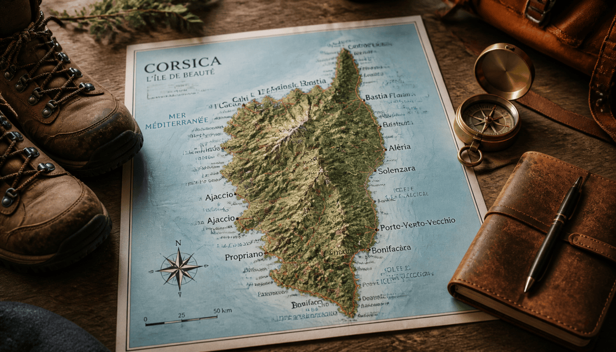 corse carte