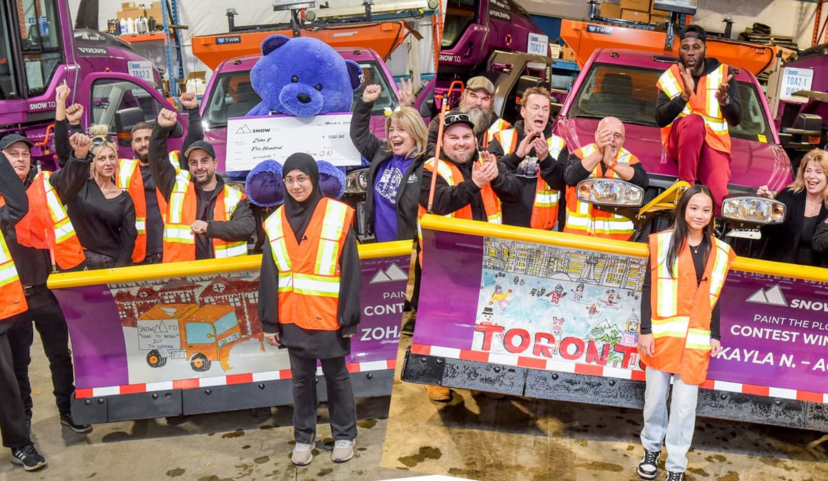 2 Toronto students win SNOW T.O. Paint the Plow contest