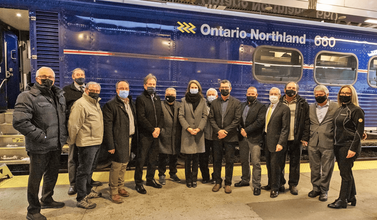 Ontario Northland train from Toronto to cottage country completes test run